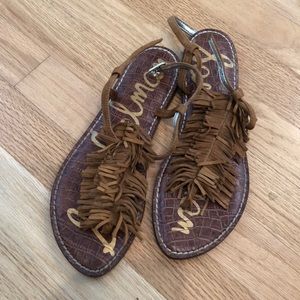 Sam Edelman Size 8.5 Fringe Sandals